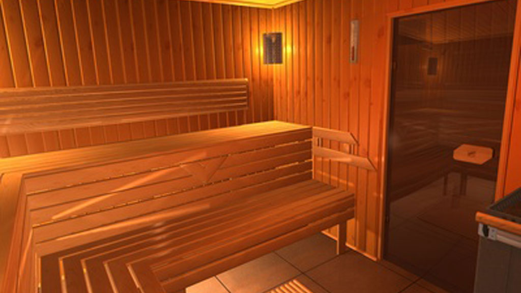 Sauna mit passender Größe