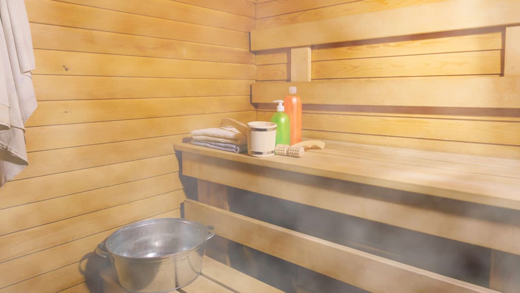 Sauna im Keller