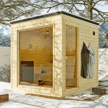 Fjordholz Design Saunahaus Modell Paradiso